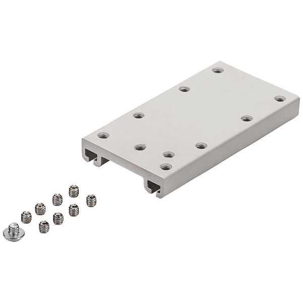 SLV 1004903 GRAZIA 60 spojka profilu , hliník, (d x š x v) 80 x 42 x 10 mm, 1 ks