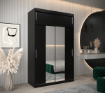 Šatní skříň Abi T1 s nástavcem Barva korpusu: Bílá, Rozměry: 250 cm, Dveře: Dub artisan