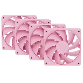 Hyte FA12 4ks Strawberry Milk / 120mm / 28 dB @ 1500 RPM / Fluid Dynamic Bearing / 72 CFM / 4-pin PWM (FAN-Hyte-FA12-SM-4)