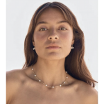 ELENYS Pure Pearl – pozlacený náhrdelník 18K žluté zlato Délka: 45+5 cm / max. 50 cm