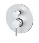 PAFFONI - Light Baterie pod omítku pro 3 spotřebiče, nerez LIG019ST