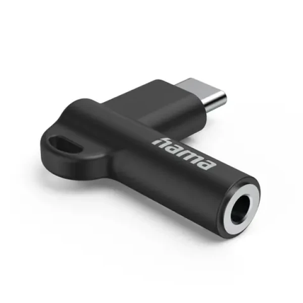 Hama audio adaptér USB-C na jack 3,5 mm / aktivní / kompaktní (201701)