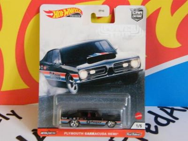 1/23 - PLYMOUTH BARRACUDA HEMI - Hot Wheels PREMIUM