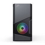 EVOLVEO M5, skříň mATX, 2x RGB ventilátor, sklo