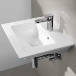 VILLEROY & BOCH - Venticello Umývátko 500x420 mm, s přepadem, 1 otvor pro baterii, alpská bílá 41245001