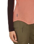 ICEBREAKER Wmns 125 Cool-Lite Sphere LS Tee CB, Cedar Wood/Bittersweet/Cb (vzorek) velikost: S