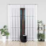 Žakárová záclona VIOLETTA