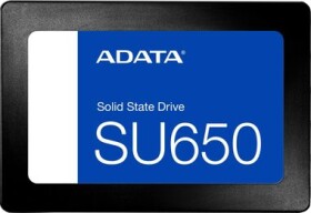 ADATA SU650 256GB / SSD / 2.5" / SATA III / čtení: 520MBps / zápis: 450MBps (ASU650SS-256GT-R)