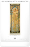 Nástěnný kalendář 2026 NOTIQUE - Alfons Mucha, 33 x 46 cm