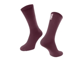 Force Longer Slim ponožky vínová vel. L-XL (EU 42-46)
