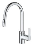 GROHE - Get Dřezová baterie s výsuvnou sprškou, chrom 31484001