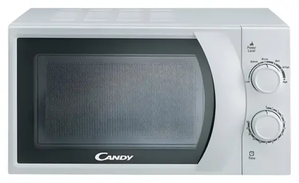 Candy CMW 2070M bílá / Mikrovlnná trouba / 700 W / 20 L / 6 úrovní výkonu / otočné ovládání (CMW 2070M)
