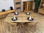 Massivo.cz Rozkládací jídelní stůl Oriento 160x90 cm, patina-černá