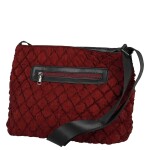Dámská prošívaná crossbody kabelka s třásněmi Yana, červená