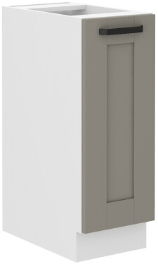 Spodní skříňka s Cargo košem Luna 30 D CARGO BB Barva korpusu: Bílá, Barva dvířek: Clay Grey