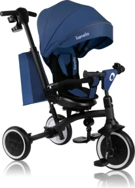 LIONELO Tříkolka 2v1 Tris Plus Blue Denim (LO-TRIS PLUS BLUE DENIM)