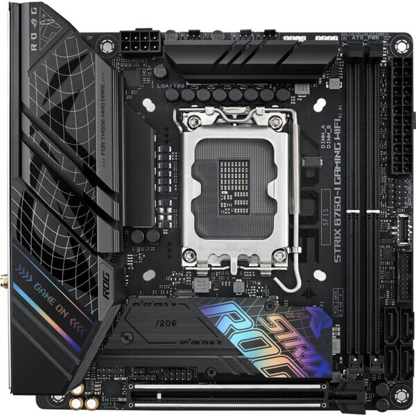 ASUS ROG STRIX B760-I GAMING WIFI B760 LGA1700 2x DDR5 PCIEx16 GLAN mITX