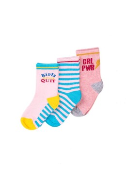Ponožky dívčí 3pack, Minoti, KG SOCK 28, holka - 110/116 | 5/6let