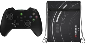 Genesis Mangan 400 černá + Elara G2 / Sada gamepad a batoh / USB / Vibrace (M-9139164)