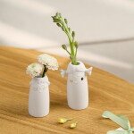 Räder Set mini váziček Family, bílá barva, porcelán