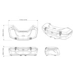 Zadní plastový box LinQ 87l na Can-Am Outlander G3 2025