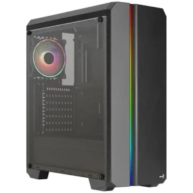 Aerocool Genesis ARGB černá / ATX / 2x USB-A 3.0 / 2x USB-A 2.0 / 1x 120mm / bez zdroje / průhledná bočnice (ACCM-PV40112.11)