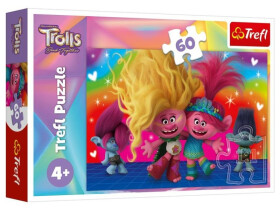 Puzzle Trollové Přátelští Trollové 60 dílků