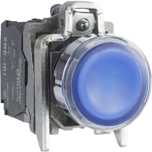 Schneider Electric XB4BW36M5, XB4BW36M5 světelné tlačítko , 22 mm, 600 V, 6 A, 1 ks