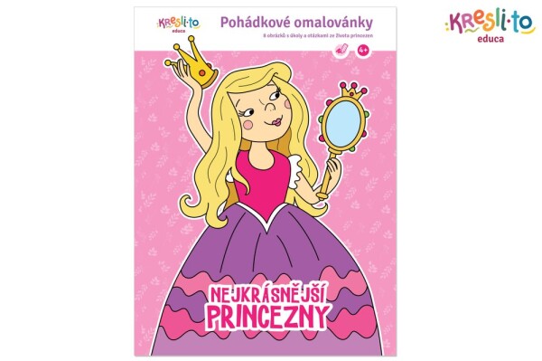 Pohádkové omalovánky Nejkrásnější princezny