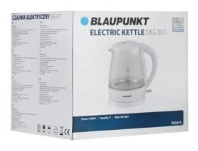 BLAUPUNKT EKG301 bílá / Rychlovarná konvice / 1630 W / 1 l / skleněná / LED podsvícení (EKG301)