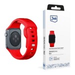 3mk Silicone Watch Strap pro Apple 38/40/41 mm Red (5903108565684)