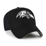 47 Brand Pánská kšiltovka Baltimore Ravens NFL Black & White MVP Adjustable