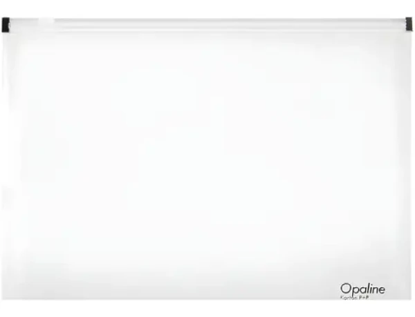 KARTON P+P Opaline A5 čirá / Desky / Zip zavírání / PP / Transparentní (2-406)