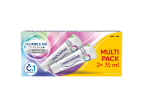 Sensodyne Kompletní ochrana + Whitening zubní pasta s fluoridem 2 x 75ml