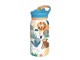 Quokka Nerezová termoláhev s pítkem Pop Kids Safari 445 ml (40249QO)