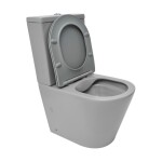 Wc kombi komplet kombinovaný SAT Infinitio šedá mat vario odpad SATINF031VPSNLGRM SATINF031VPSNLGRM