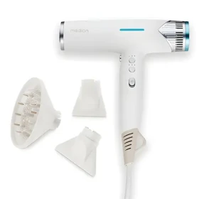 Medion LIFE HD2 MD19984 bílá/tyrkysová / Fén na vlasy / 1500-1740 W / 3 teploty / 3 rychlosti / ionizace (50076366)