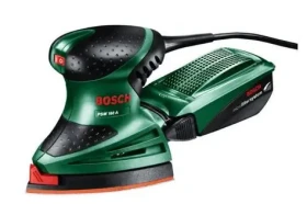 BOSCH PSM 160 A / víceúčelová oscilační bruska / 160W / brusná plocha 104 cm2 / max. otáčky 24000-min (0.603.377.000)