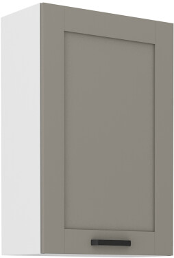 Horní skříňka Luna 60 G-90 1F Barva korpusu: Bílá, Barva dvířek: Clay Grey