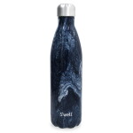 Kitchen Craft Kovová termolahev Azurite Marble 750 ml, modrá barva, kov