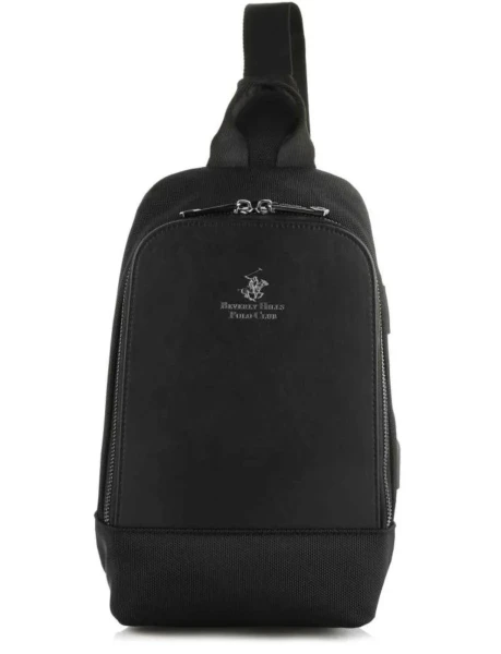 Batoh crossbody mono BHPC Manhattan BH-8462-01 černá 3,7 L