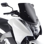 D1109B černé sportovní plexi Honda Integra 700 (12-13)/750 (14-20), vxš470x430 mm