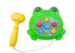 Mamido Mini hra Whack-A-Mole žabka s kladívkem na provázku zelená