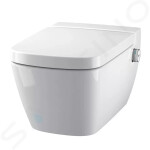 GEBERIT - Kombifix Modul pro závěsné WC s tlačítkem Sigma30, bílá/lesklý chrom + Tece One - sprchovací toaleta a sedátko, Rimless, SoftClose 110.302.00.5 NT5