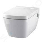 GEBERIT - Duofix Modul pro závěsné WC s tlačítkem Sigma30, lesklý chrom/chrom mat + Tece One - sprchovací toaleta a sedátko, Rimless, SoftClose 111.300.00.5 NT6
