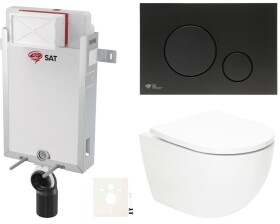 Závěsný WC set k zazdění SAT Fusion SIKOSZTORFU68 SIKOSZTORFU68