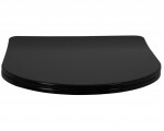 REA - Sedátko WC CARLO FLAT UF BLACK MATT REA-C6004
