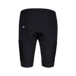 Kraťasy FORCE COMFORT 2 do pasu s vložkou, černé (Barva černá, velikost XXL)