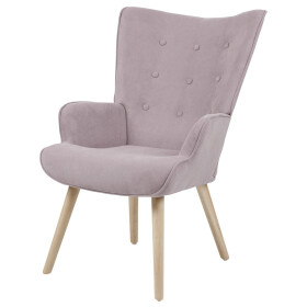 Relaxační křeslo, růžová, látka, AK-301 PINK2