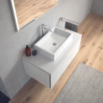 DURAVIT - Vero Air Umyvadlová mísa 600x380 mm, bez přepadu, bez otvoru pro baterii, WonderGliss, bílá 23516000001